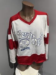 Vintage 1994 NYPD ROLLER HOCKEY Jersey XL 48 Precinct Transit Housing Police NYC