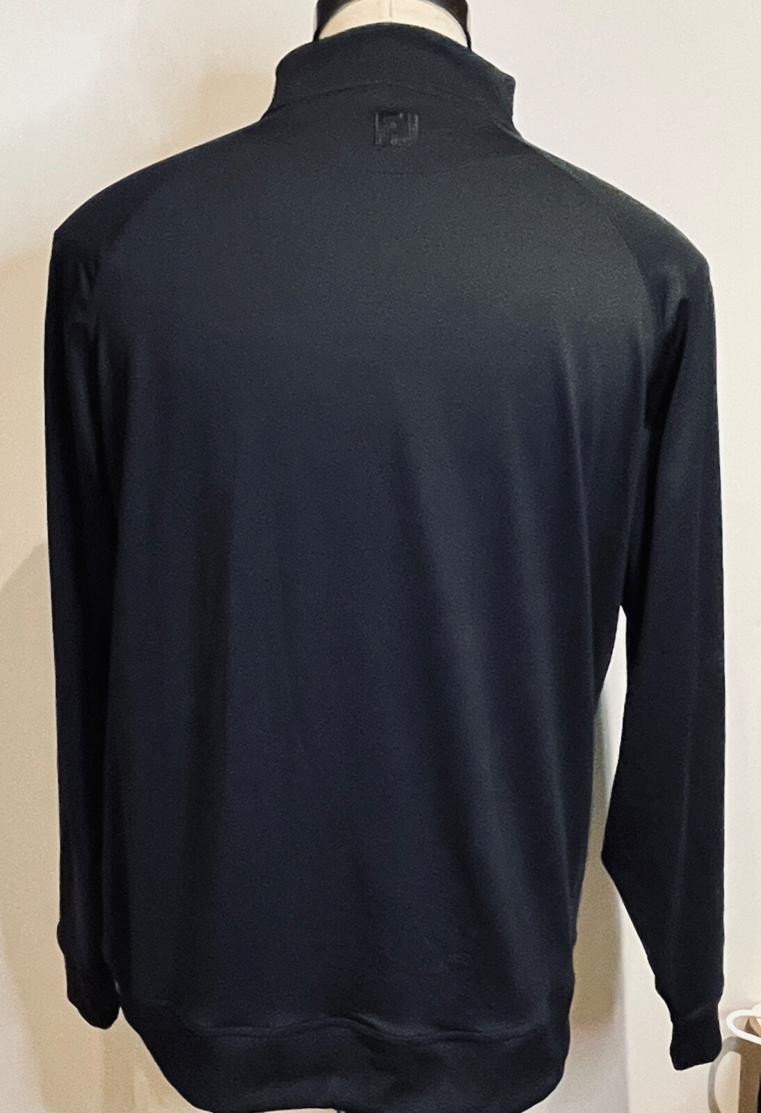 EUC!! FOOT JOY GOLF BLACK 1/2 ZIP LAYER PULLOVER SHIRT +LOGO *L gallery