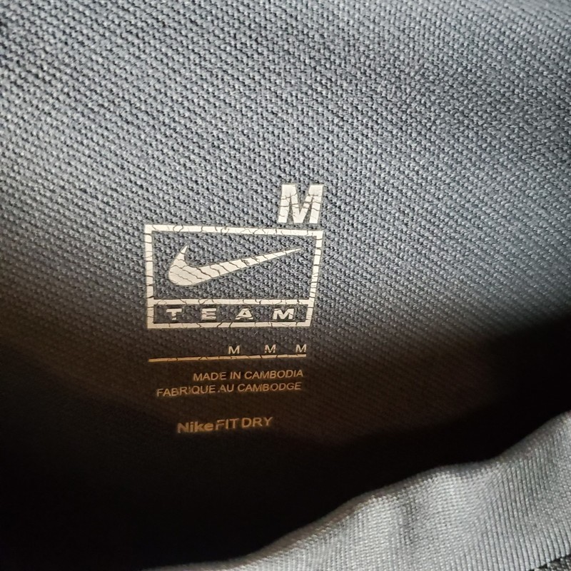 Nike Pro Shirt Mens M Gray Fitted Compression Dri-Fit Team Fit Dry 259863 Vtg gallery