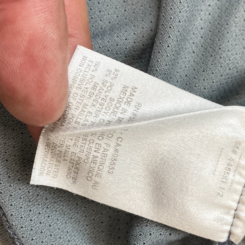 Nike Pro Combat Shirt Medium Gray Performance Center Swoosh Drifit Preppy Mens gallery