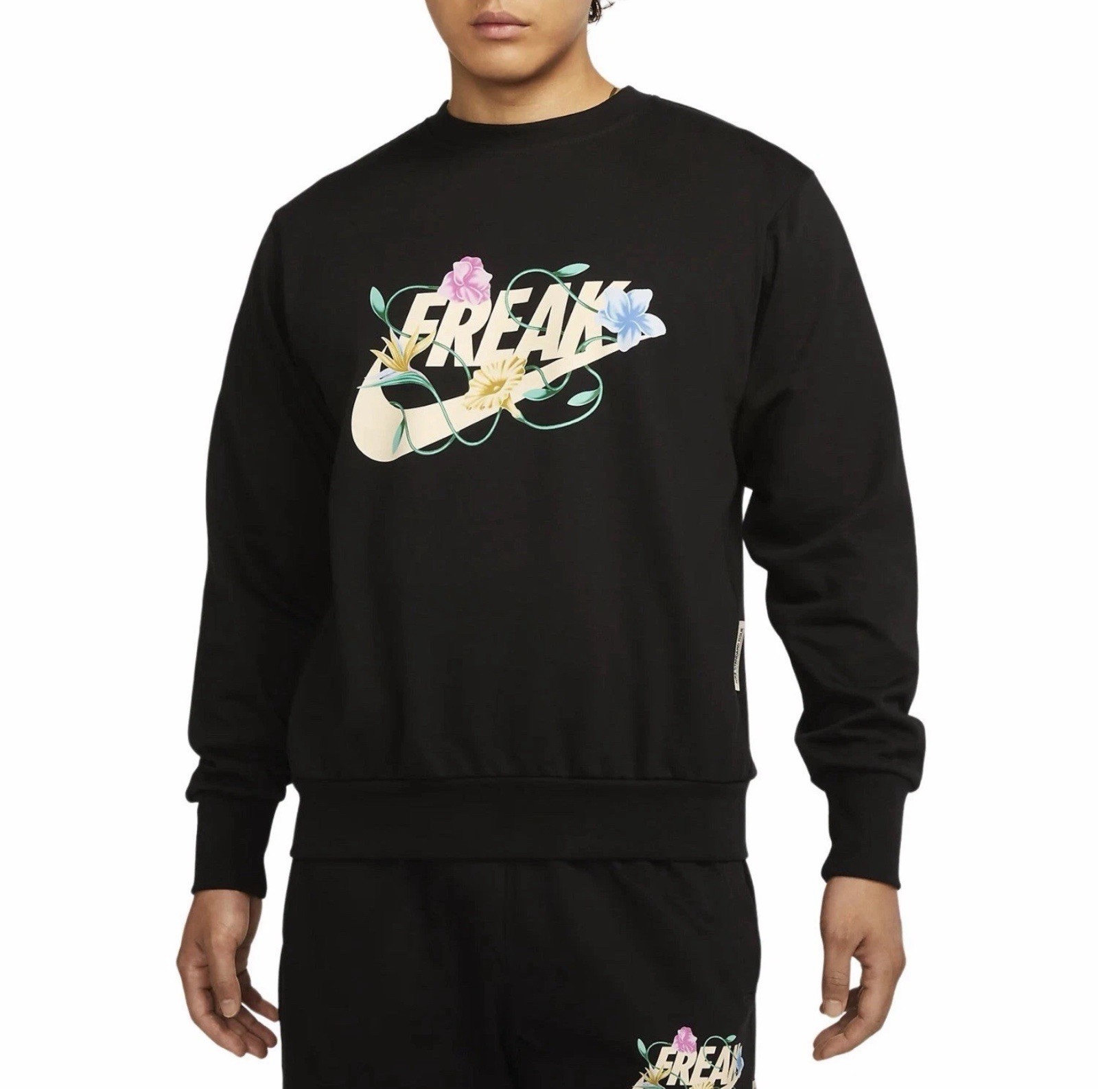 Sweater Giannis Nike Standard Issue Men's Size Large Dri-FIT Pullover | Floral gallery