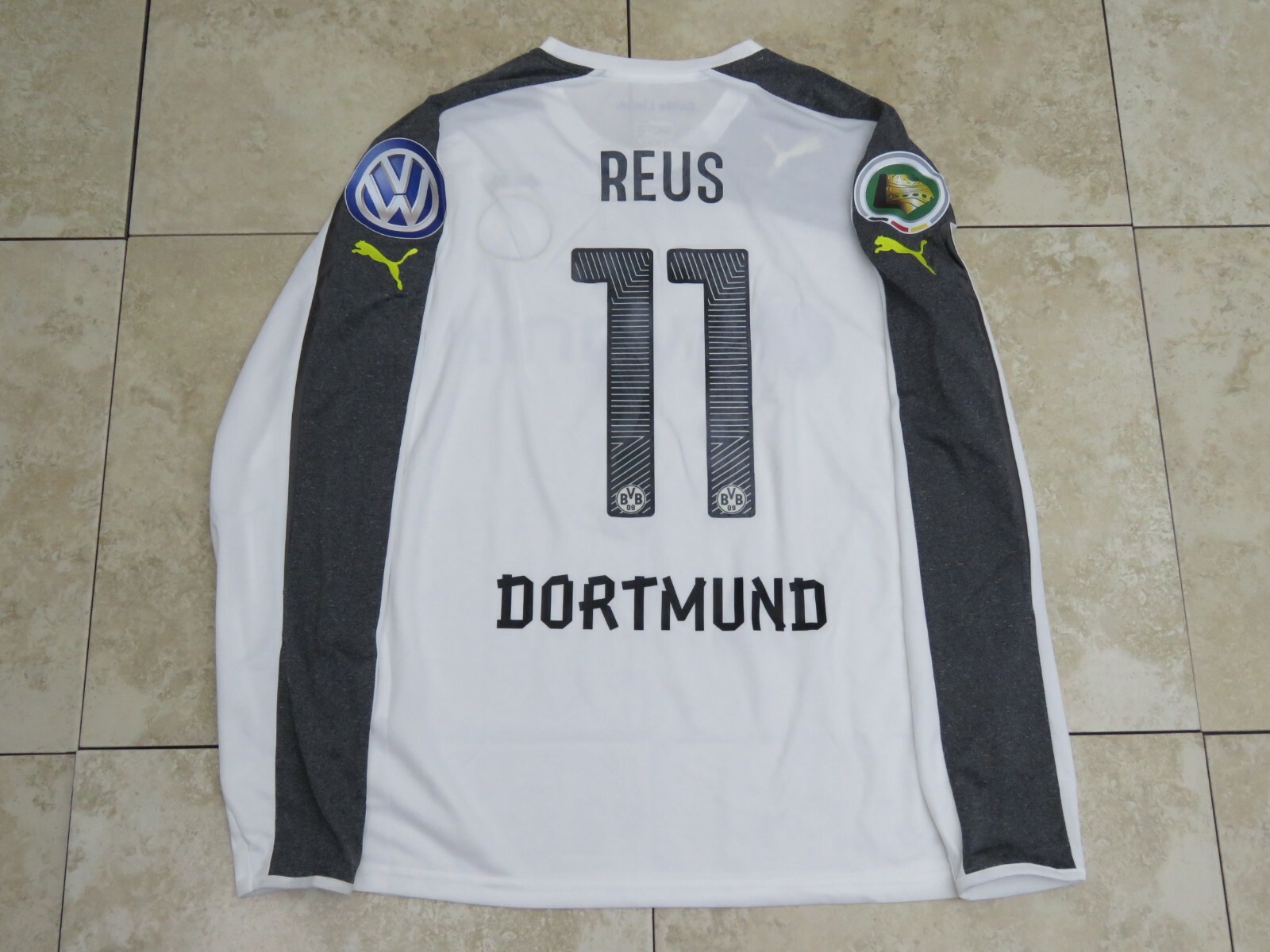 Reus Dortmund Match Un Worn Player Issue Jersey Shirt Spielertrikot DFB Pokal gallery