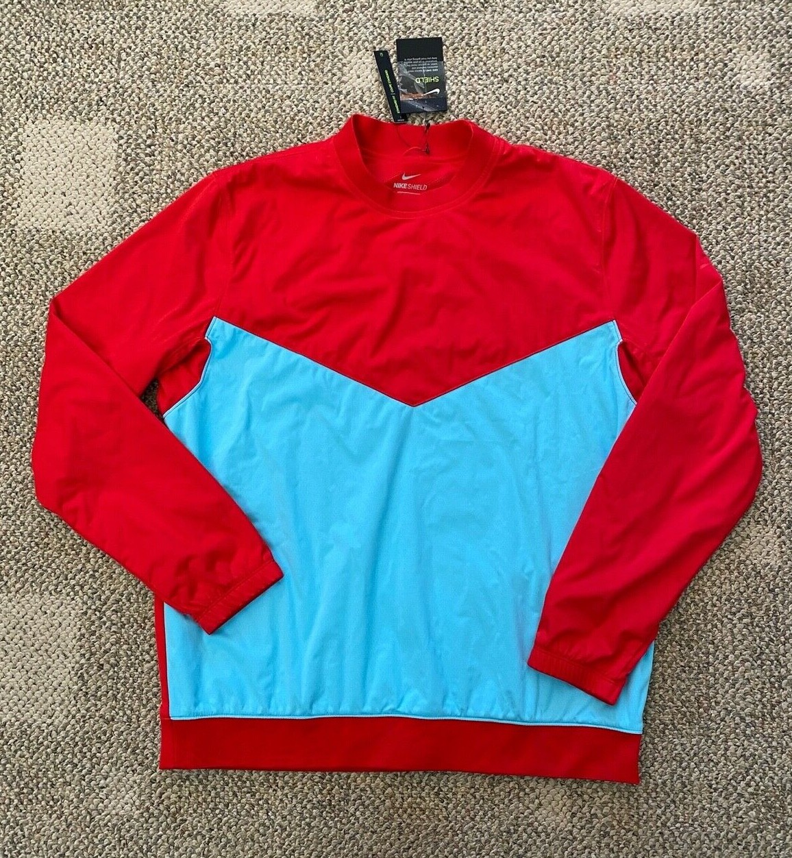 Nike Shield Shirt Top Victory Golf Crew Water Resistant L/S CI8986 $80 Men's M gallery