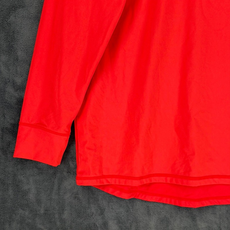 Montec Zulu FW20 Mens Base Layer Sweater Red Mock Neck Long Sleeve Size M gallery