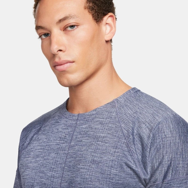Nike YOGA Dri-Fit Long Sleeve Mens XL Thunder Blue Knit Stretch FB7775-437 NEW gallery