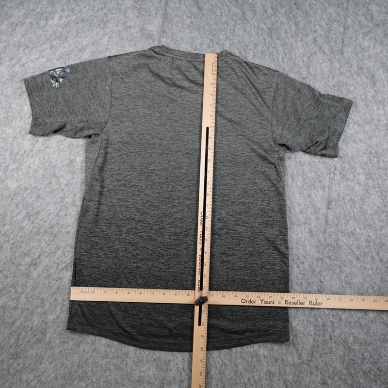 Adidas Shirt Mens Small Gray Freelift Climalite Short Sleeve Athletic Tee gallery