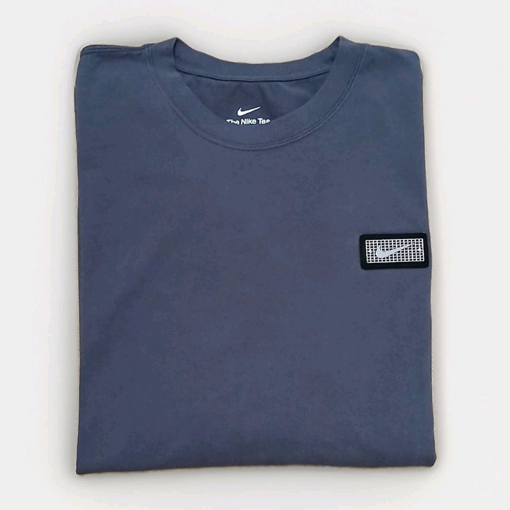 Nike Devin Booker Long Sleeve Basketball Crew Neck Grey Tee Shirt Mens Size XL