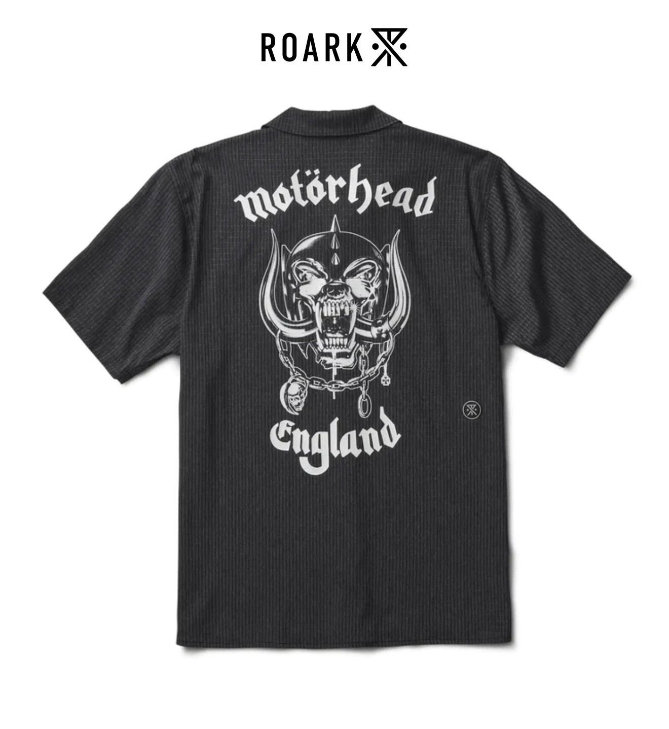Roark Run Amok Motorhead Bless Up Trail Button Up Running Shirt Size M gallery