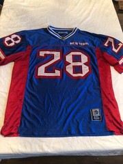 Veezo Nee York Red White Blue Jersey Size 2XL #28