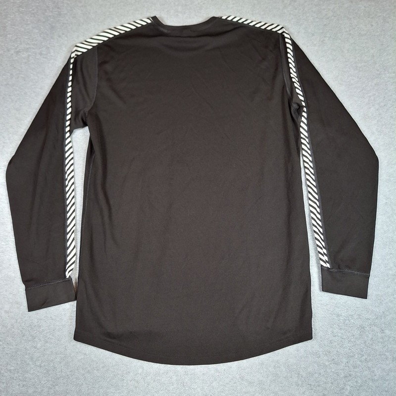 Helly Hansen LIFA Striped Long Sleeve Base Layer Shirt Men 2XL Black Athletic gallery