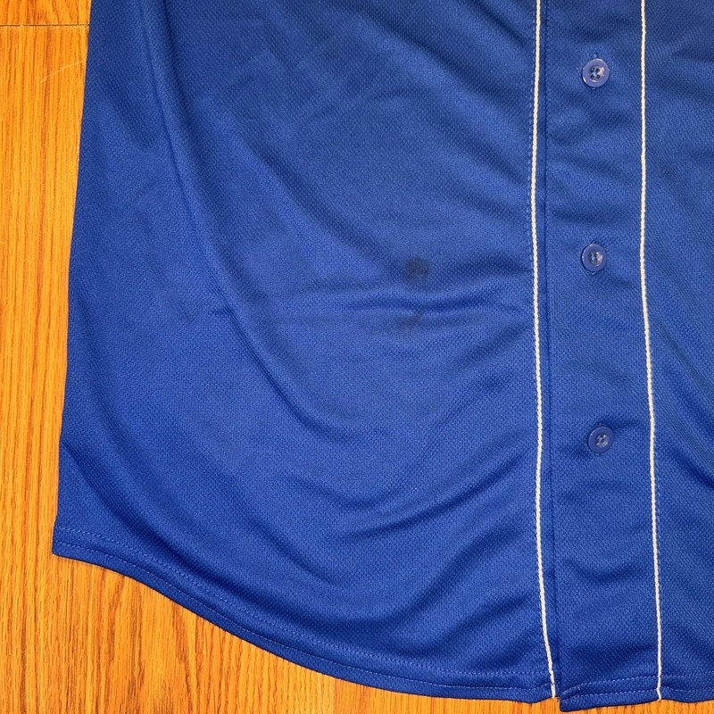 Captain America Marvel Avengers Assemble Blue Baseball Jersey Men’s Size M gallery