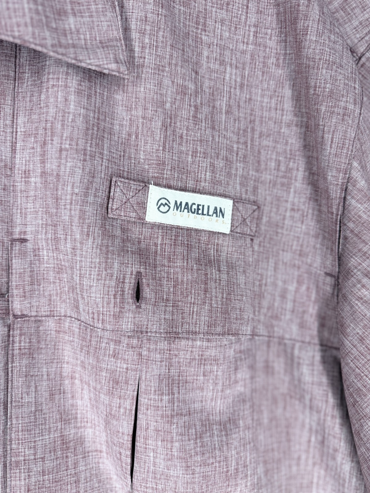 Magellan Shirt Short Sleeve Men's 2XL Fishing Vented Fish Gear Red Relaxed Fit gallery