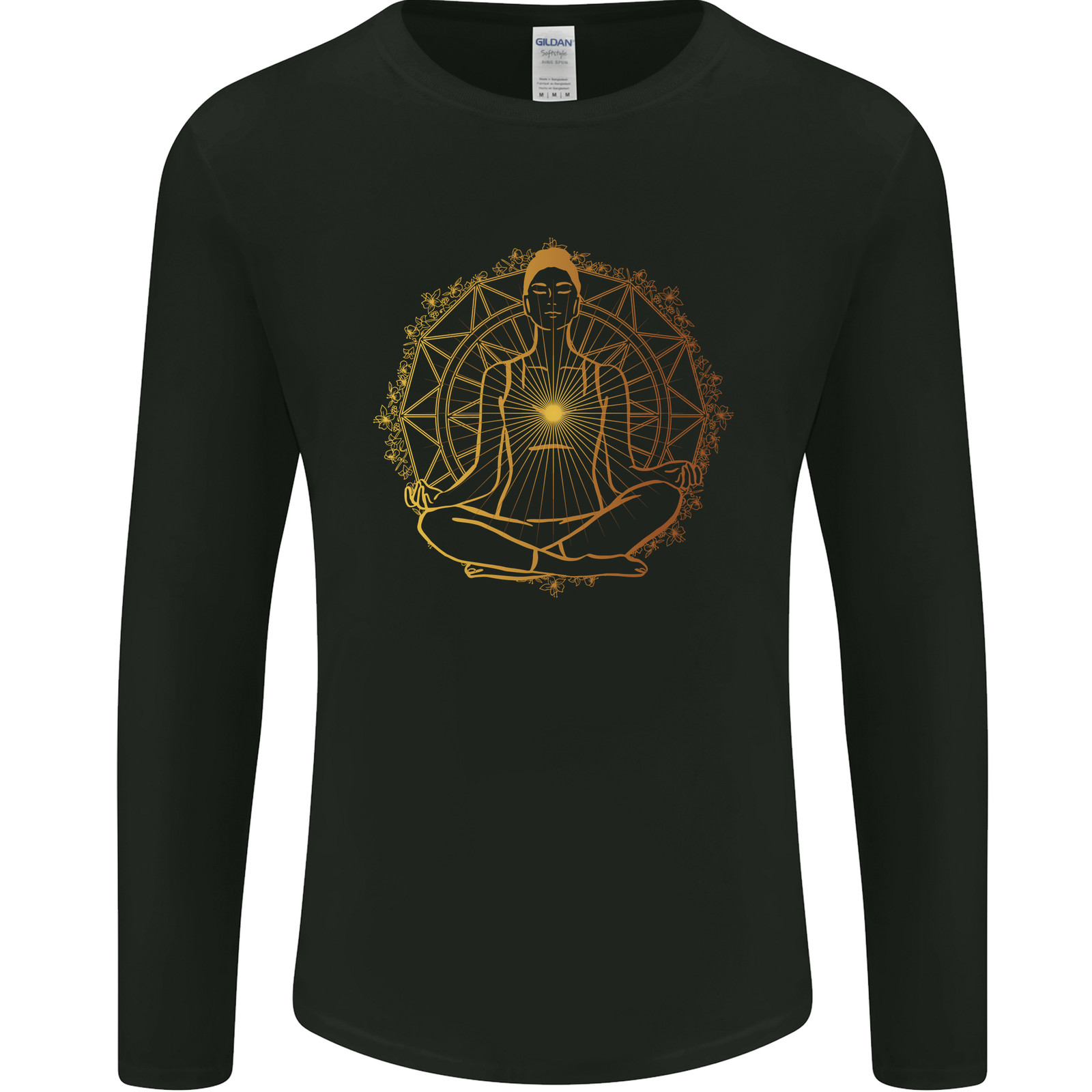 Spiritual Yoga Meditation Peace Mens Long Sleeve T-Shirt gallery