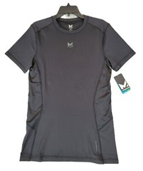 Mission VaporActive Performance Compression Fit Shirt Mens LG Black Quick Dry