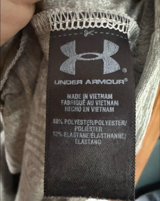 Under Armour Men's Gray XL Striped 1/4 Zip Mock Neck Pullover Activewear gallery