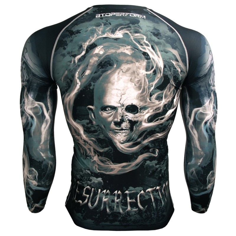[FX-109] BTOPERFORM Compression Shirt Skin Tight Base layer Rash guard MMA Gym gallery