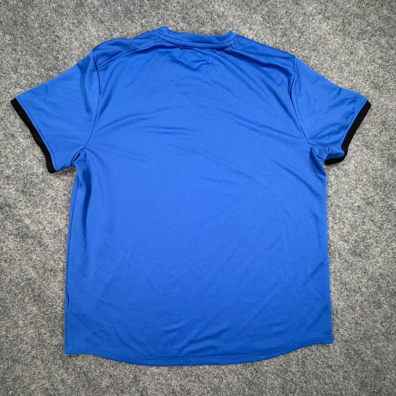 Nike Court Dri-FIT Mens Tennis Shirt Large Blue Black 939134-480 0556 gallery