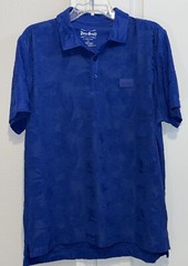 Dogg Supply by Snoop Dogg Men’s Royal Blue Terry Short Sleeve Polo Shirt Size L