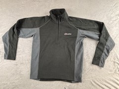 Berghaus 1/4 Zip Polartec Top Size S Men’s Black