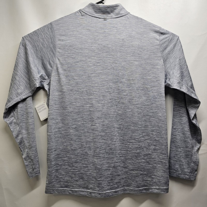 Reebok 1/4 Zip Performance Pullover Men’s 2XL Gray Trail Sleet Heather NWT Moist gallery