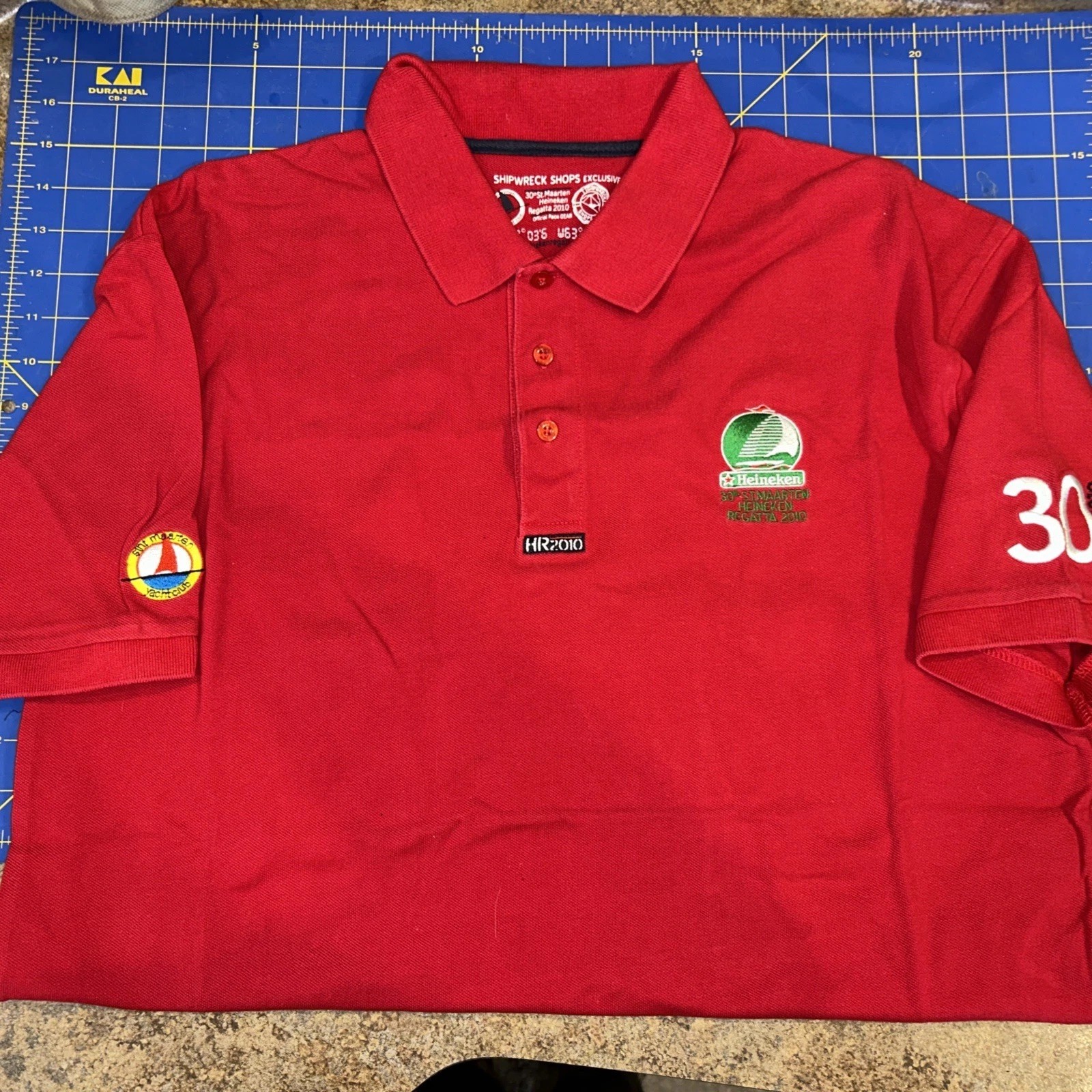 Heineken 30th. St. Maarten Regatta 2010 Golf Classics Polo Shirt SHIPWRECK SHOPS gallery
