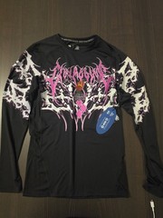 Civilregime x Harley Quinn Laugh Mode Flex Scoop L/S, Compression T Black/Pink