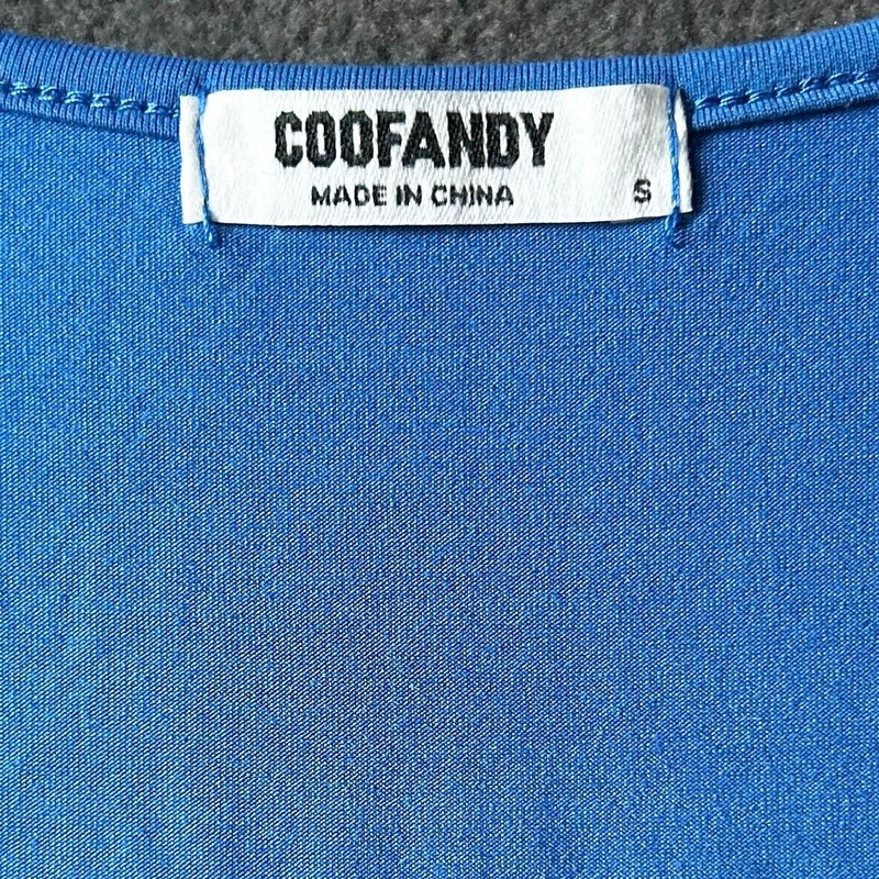 Coofandy Tank Top Men's Size Small Blue Sleeveless Y-Back Gym Fitness T-Shirt gallery