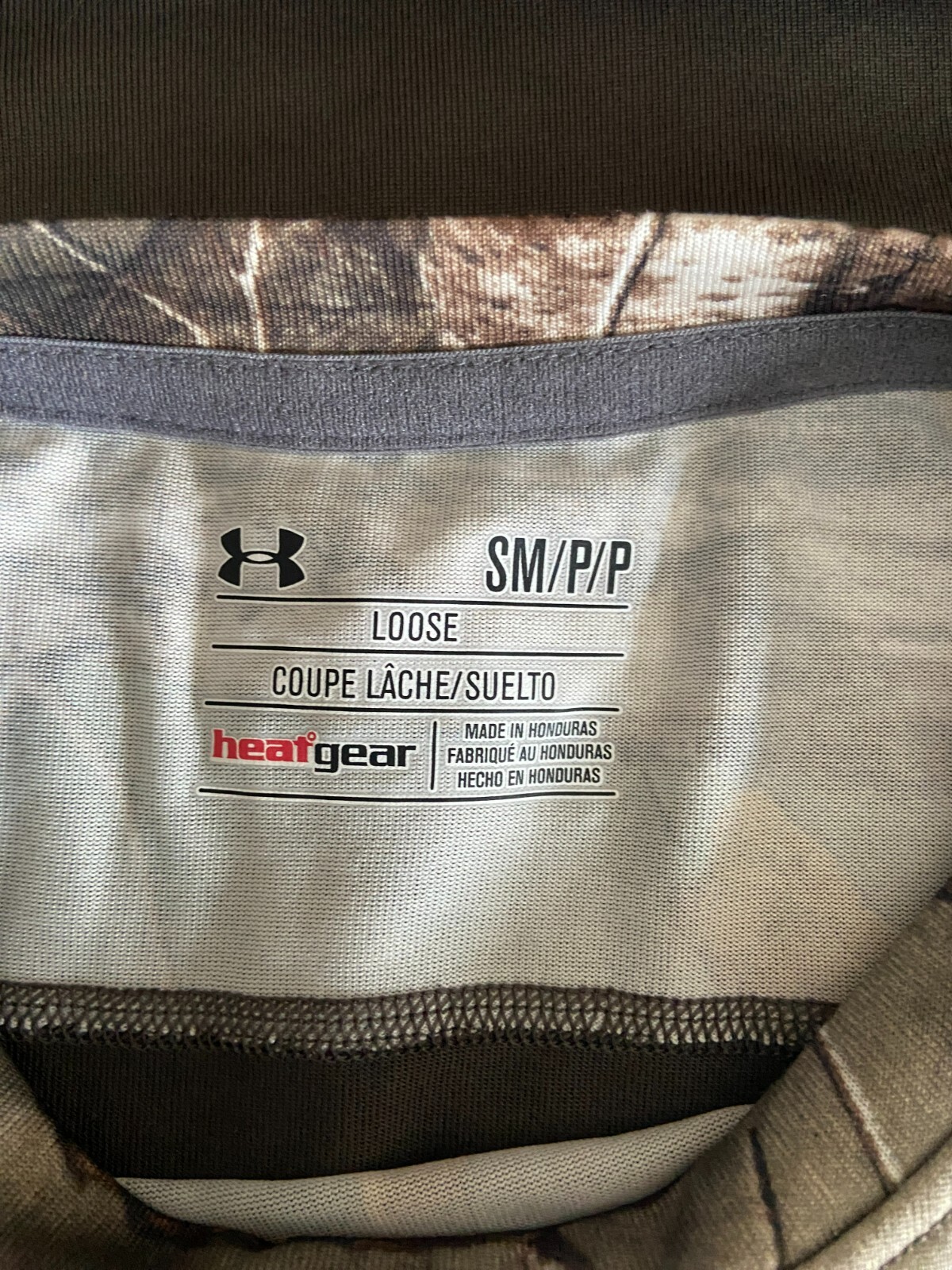 NEW Under Armour HeatGear Men's Realtree Camouflage Long Sleeve Loose Fit Sz S gallery