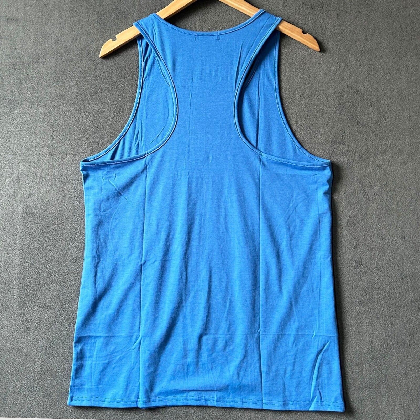 Coofandy Tank Top Men's Size Small Blue Sleeveless Y-Back Gym Fitness T-Shirt gallery