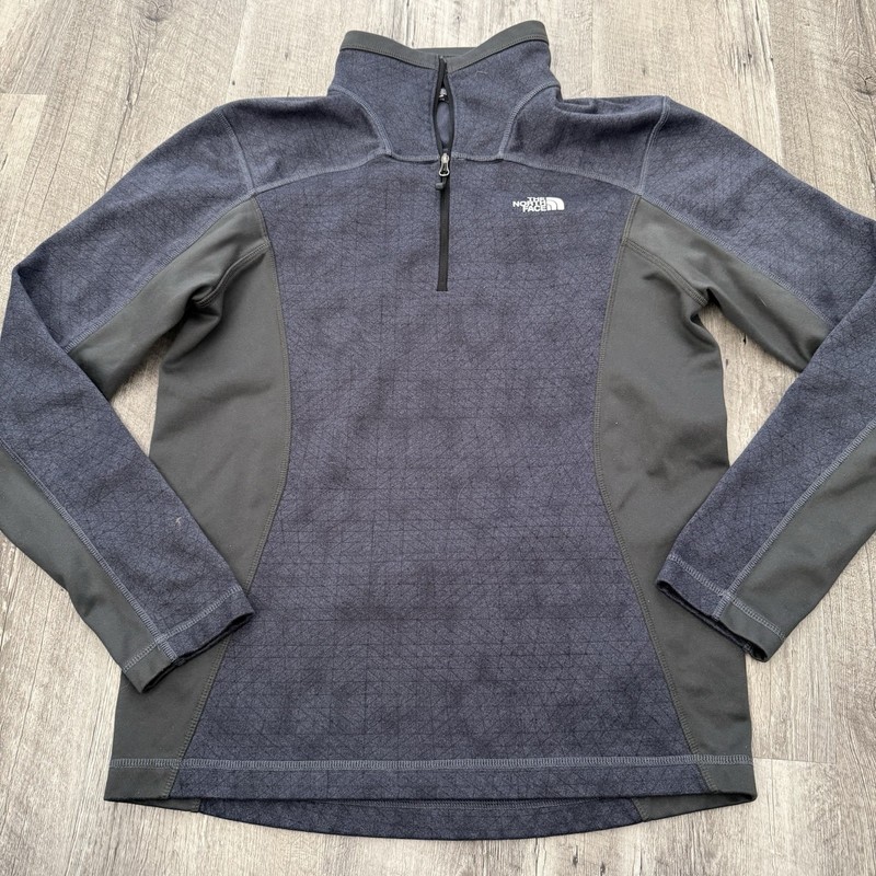 The North Face Activewear 1/4 Zip Pullover Mens Small Blue Cinder Print NF0A37JV gallery