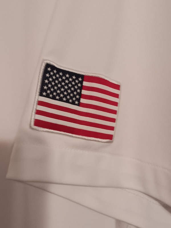 Nike Dri-Fit Team USA Olympics Basketball Coach’s Polo White Size 3XL gallery
