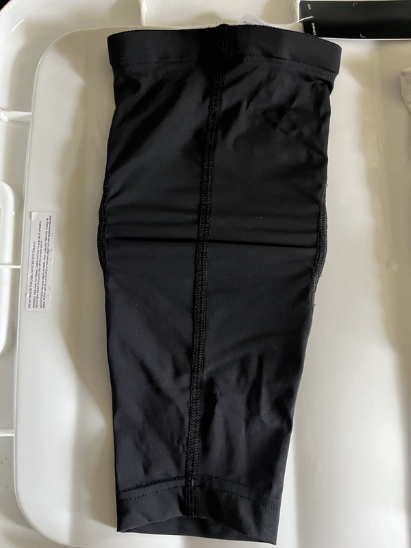 NWT Set 2 Adidas Techfit Men's Padded Compression Arm Elbow Sleeve Black White gallery