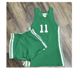 Vintage Southland Athletic Mfg. Co. Green #11 Jersey Tank + Shorts Mens M