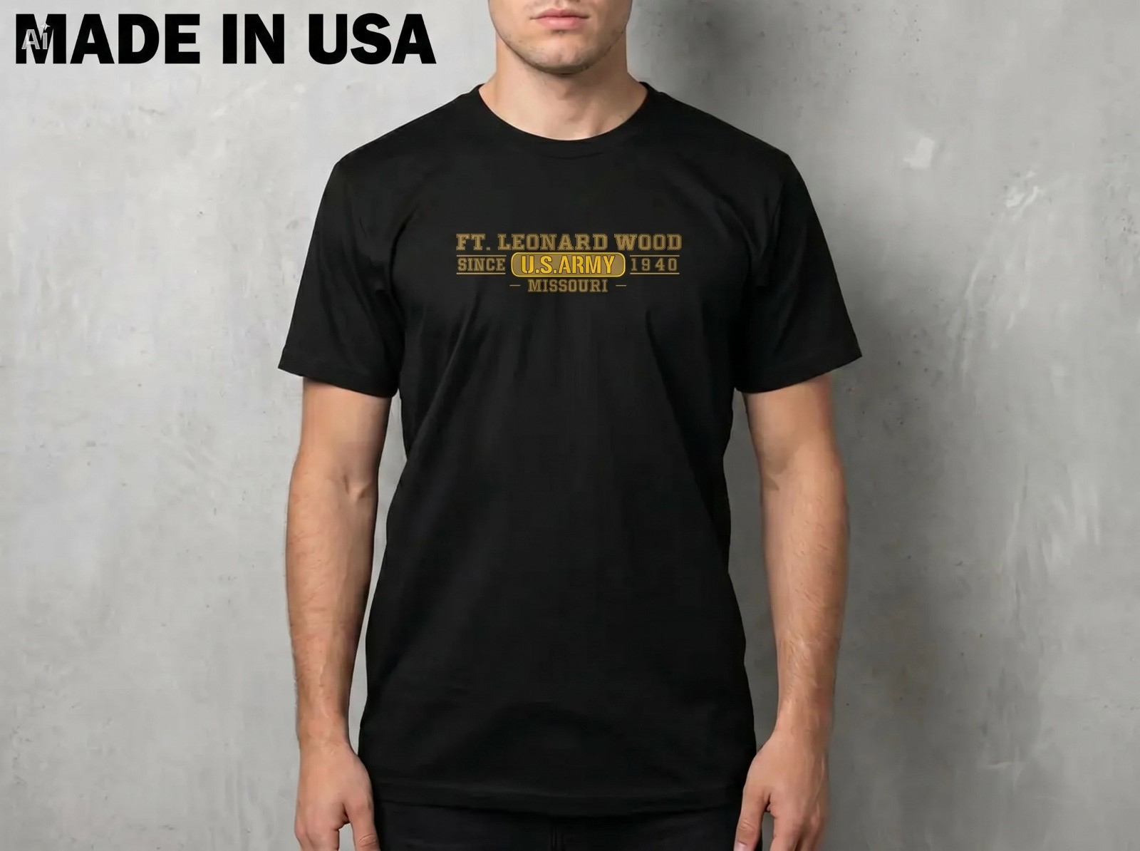 NEW SHIRT Fort Leonard Wood In Missouri Army Base SIZE S-2XL MADE IN USA gallery