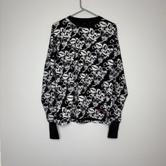 One Ball Jay Snowboard Ski Jersey Long Sleeve Size Medium Skull Kisses Black