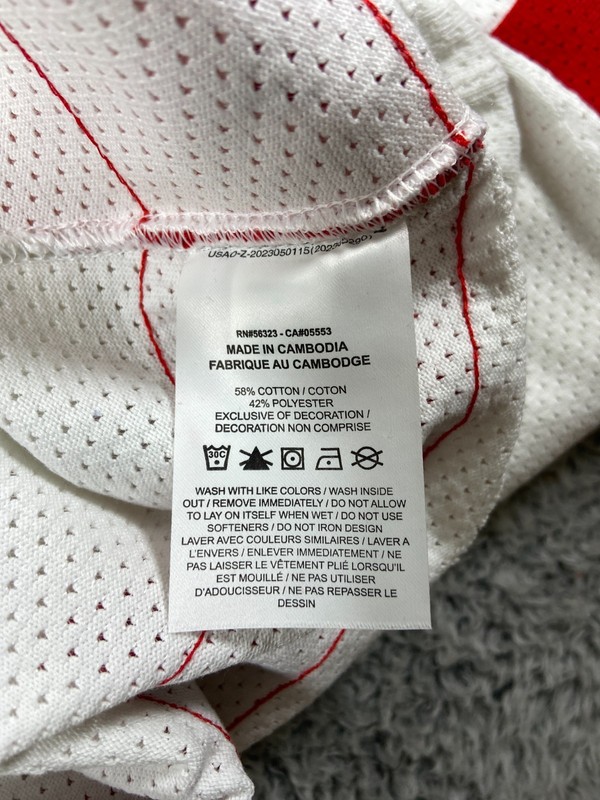 Nike Sportswear Club Varsity Hockey Jersey Size 2XL Men White Red HV1137-100 gallery