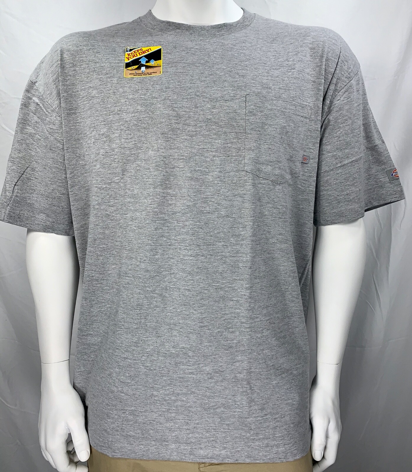 NEW Dickies® Big & Tall Men's Pocket T-Shirt (Gray) gallery