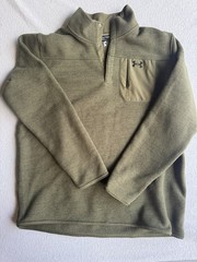Under Armour Specialist Henley 2.0 Pullover Sweater Mens 2XL Green Snap Collar