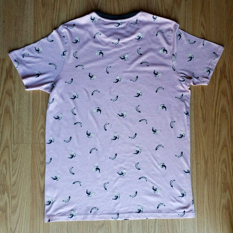 FREE PLANET Men's TEE SHIRT Size Small Short Sleeves Gray White Cotton Crew-Neck gallery