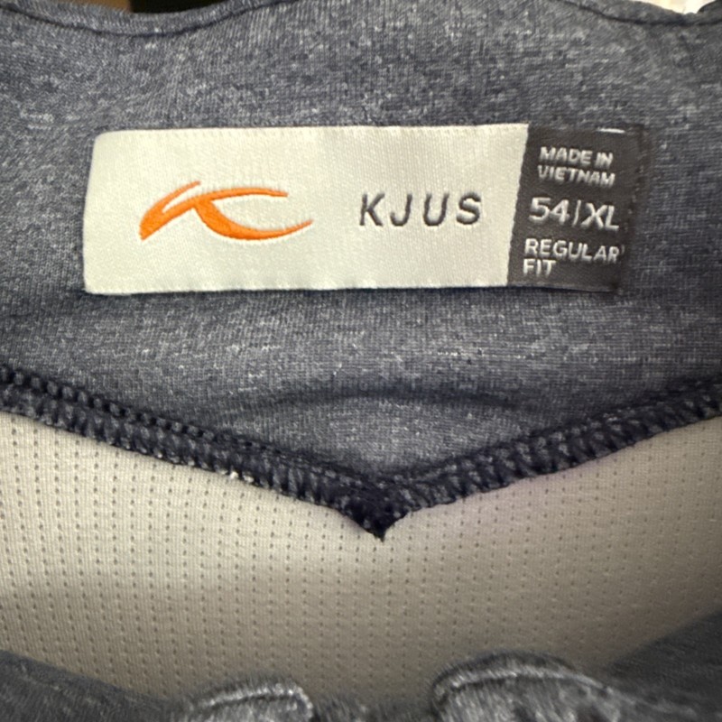 KJUS Pullover Men Medium Keano Half Zip Sweatshirt UPF 50 Golf Sandpiper Gray gallery