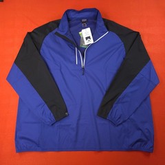 NWT Storm Creek Men’s 3XL Idealist Quarter Zip Pullover Wind Shirt Blue Black