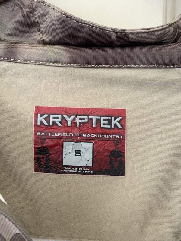 Kryptek Highlander Pullover Mens Small 1/4 Zip Long Sleeve Camo With Glove Small gallery