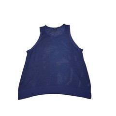 Todd Snyder Tank Top Mens XXL navy blue Luxe Micro Mesh Knit Sleeveless Pullover