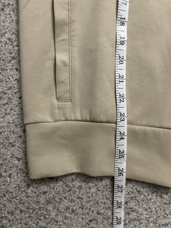 NEW GAP Jacket Mens Size Small Iconic Khaki Gap Fit Performance Full Zip Hoodie gallery