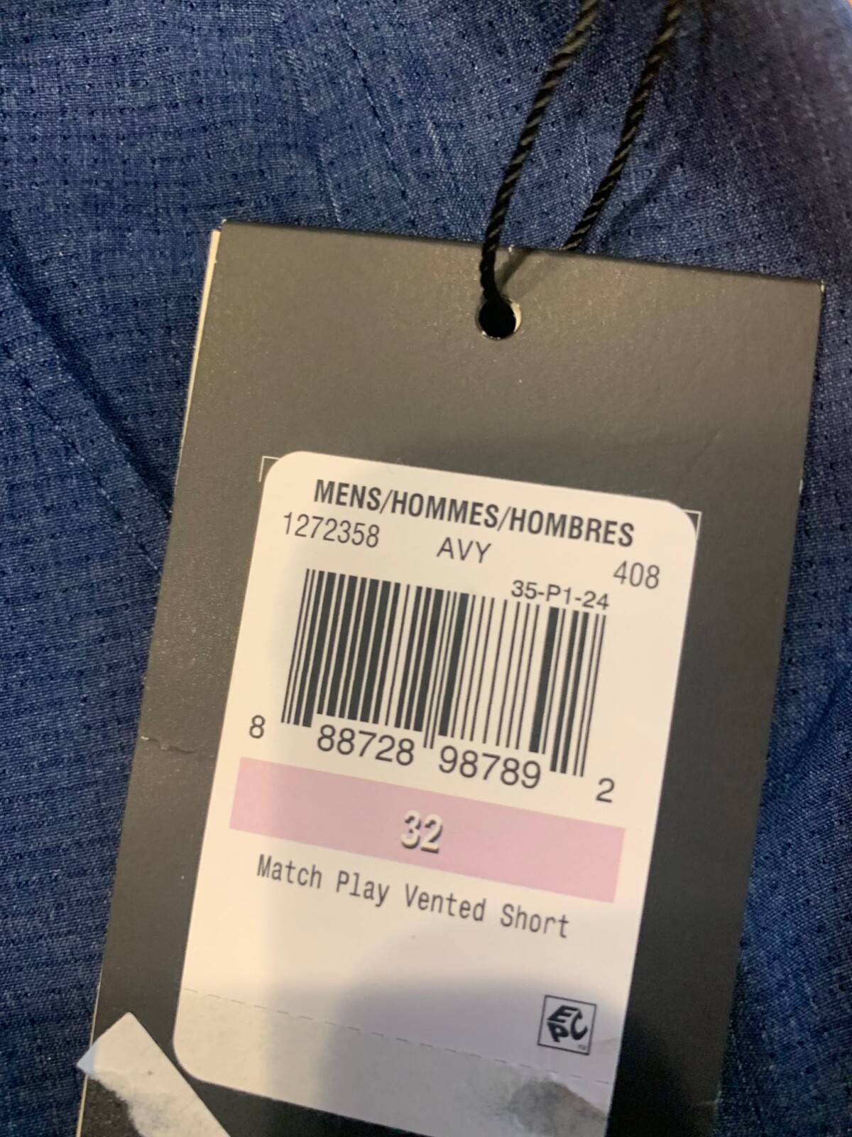 Under Armour Golf Shorts. Blue. 32. New with Tags. gallery