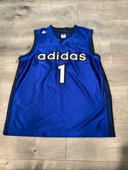 VINTAGE 2002 Adidas Streetball Basketball Jersey T Mac 1 Tracy McGrady Retro And