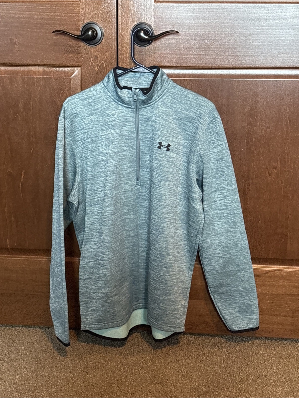 Under Armour Quarter Zip, Light Blue, Large gallery