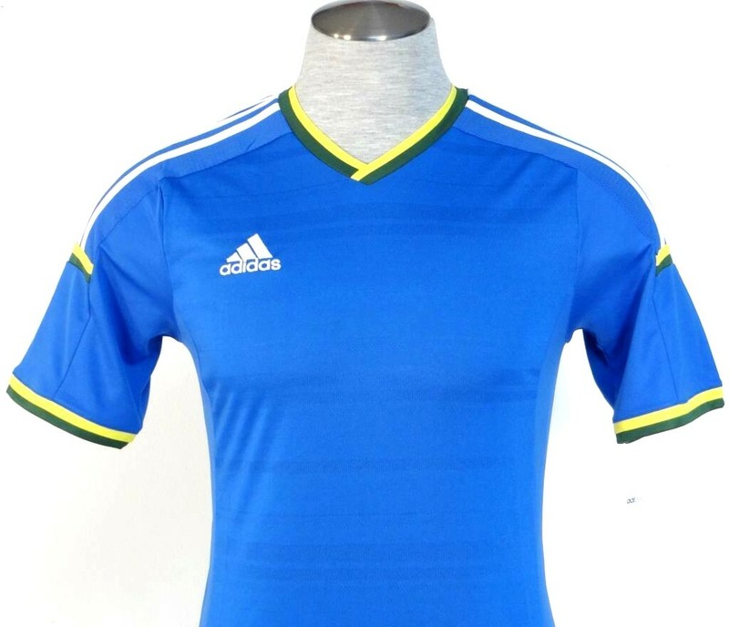 Adidas ClimaCool AdiZero Blue & White Condivo 14 Short Sleeve Jersey Men's NWT gallery