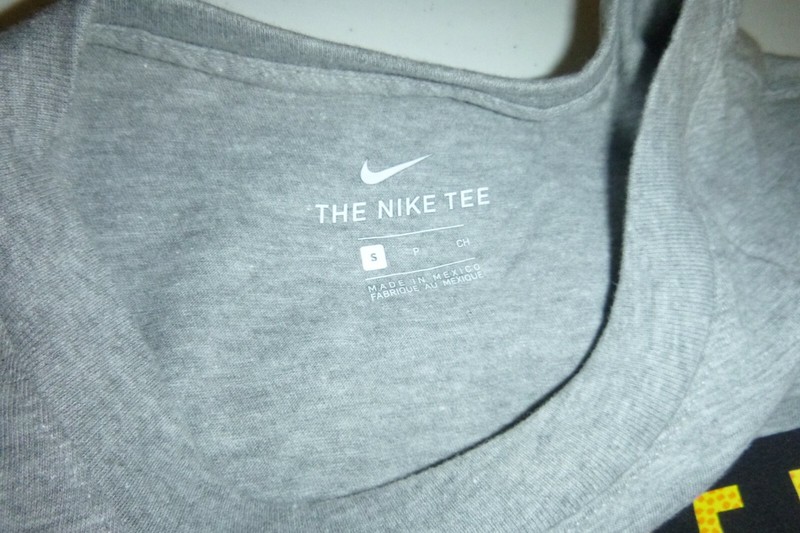 nike mens basketball standard fit crew neck soft knit graphic t-shirt sz:Sm-gray gallery