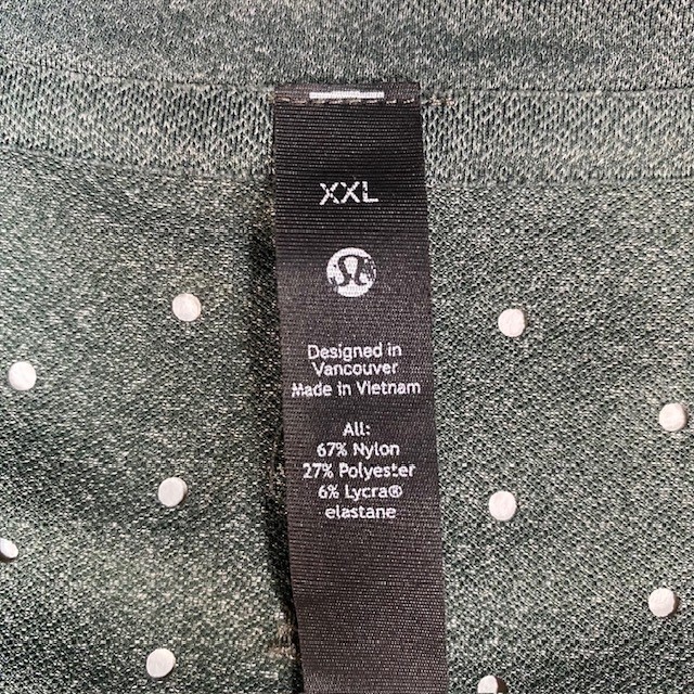 Lululemon Metal Vent Tech 2.0 Short Sleeve Shirt XXL Dark Forest Green Heather gallery